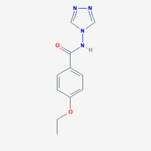 molecular formula C11H12N4O2 B335730 4-Ethoxy-N-[1,2,4]triazol-4-yl-benzamide 