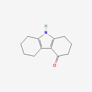 molecular formula C12H15NO B3357390 1,2,3,5,6,7,8,9-Octahydro-4H-carbazol-4-one CAS No. 7273-18-9