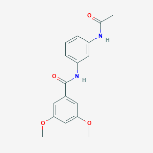 molecular formula C17H18N2O4 B335743 N-[3-(acetylamino)phenyl]-3,5-dimethoxybenzamide 