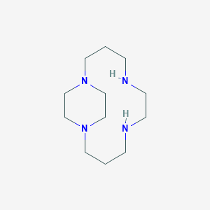 molecular formula C12H26N4 B3357435 1,5,8,12-Tetraazabicyclo[10.2.2]hexadecane CAS No. 72952-82-0