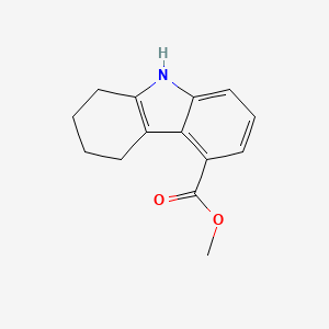 molecular formula C14H15NO2 B3357439 methyl 2,3,4,9-tetrahydro-1H-carbazole-5-carboxylate CAS No. 729613-72-3