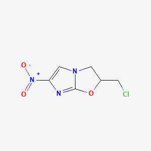 2-Chloromethyl-2,3-dihydro-6-nitroimidazo[2,1-b]oxazole