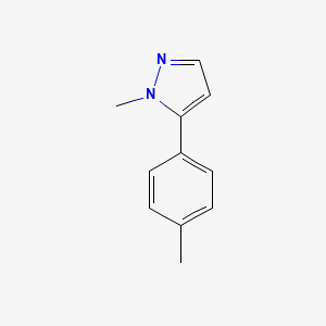 molecular formula C11H12N2 B3357476 1-Methyl-5-(4-methylphenyl)pyrazole CAS No. 73387-56-1