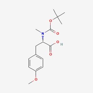 molecular formula C16H23NO5 B3357486 N-Boc-N-methyl-4-methoxy-L-phenylalanine CAS No. 73584-84-6