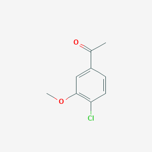 molecular formula C9H9ClO2 B3357547 1-(4-氯-3-甲氧基苯基)乙酮 CAS No. 73898-63-2