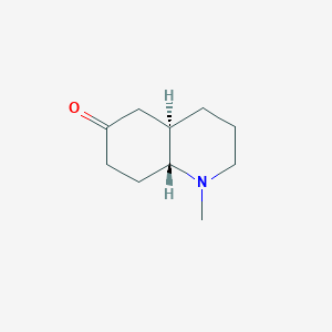 molecular formula C10H17NO B3357584 (4aR,8aR)-1-Methyloctahydroquinolin-6(2H)-one CAS No. 73983-85-4