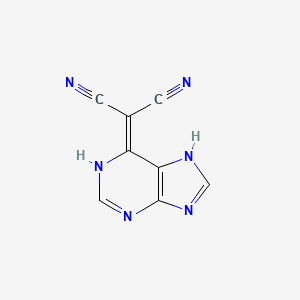 (1,7-Dihydro-6H-purin-6-ylidene)propanedinitrile
