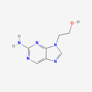 molecular formula C7H9N5O B3357709 2-(2-Aminopurin-9-yl)ethanol CAS No. 7471-56-9