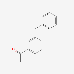 molecular formula C15H14O B3357722 1-(3-Benzylphenyl)ethanone CAS No. 74857-56-0