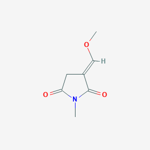 (3E)-3-(methoxymethylidene)-1-methylpyrrolidine-2,5-dione