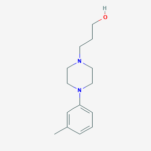 3-[4-(3-Methylphenyl)piperazin-1-yl]propan-1-ol