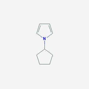 molecular formula C9H13N B3357777 1-Cyclopentyl-1H-pyrrole CAS No. 752205-97-3