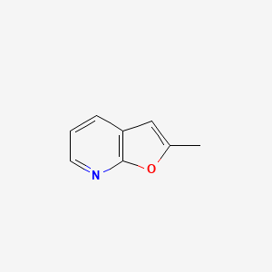 molecular formula C8H7NO B3357787 2-Methylfuro[2,3-b]pyridine CAS No. 75332-26-2