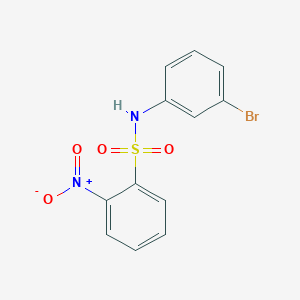 molecular formula C12H9BrN2O4S B335783 N-(3-bromophenyl)-2-nitrobenzenesulfonamide 