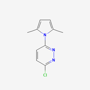 molecular formula C10H10ClN3 B3357835 3-Chloro-6-(2,5-dimethyl-1h-pyrrol-1-yl)pyridazine CAS No. 75792-65-3