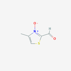 molecular formula C5H5NO2S B3357867 4-Methyl-3-oxo-1,3lambda~5~-thiazole-2-carbaldehyde CAS No. 76133-08-9