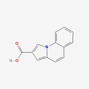molecular formula C13H9NO2 B3357922 Pyrrolo[1,2-a]quinoline-2-carboxylic acid CAS No. 76577-83-8