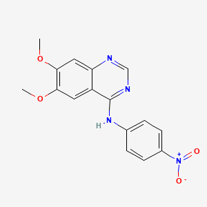 6,7-dimethoxy-N-(4-nitrophenyl)quinazolin-4-amine