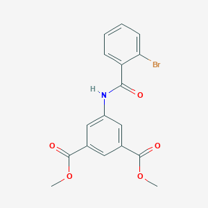 molecular formula C17H14BrNO5 B335794 Dimethyl 5-[(2-bromobenzoyl)amino]isophthalate 