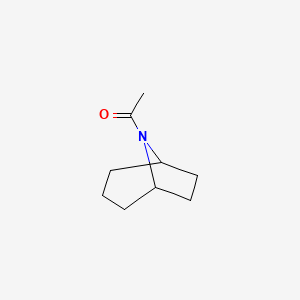 molecular formula C9H15NO B3357980 8-乙酰基-8-氮杂双环[3.2.1]辛烷 CAS No. 769-04-0