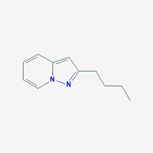 molecular formula C11H14N2 B3357992 2-Butylpyrazolo[1,5-a]pyridine CAS No. 76943-48-1