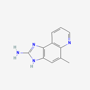 1H-Imidazo(4,5-f)quinolin-2-amine, 5-methyl-