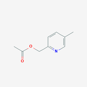 molecular formula C9H11NO2 B3358045 2-Acetoxymethyl-5-methylpyridine CAS No. 772-71-4