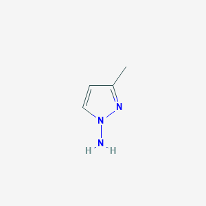 molecular formula C4H7N3 B3358052 3-Methyl-1H-pyrazol-1-amine CAS No. 77202-04-1