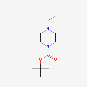 molecular formula C12H22N2O2 B3358056 1-(tert-Butoxycarbonyl)-4-allylpiperazine CAS No. 77278-75-2