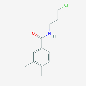 molecular formula C12H16ClNO B335807 N-(3-chloropropyl)-3,4-dimethylbenzamide 
