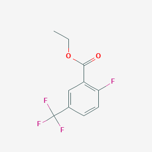 molecular formula C10H8F4O2 B3358070 2-氟-5-(三氟甲基)苯甲酸乙酯 CAS No. 773134-94-4