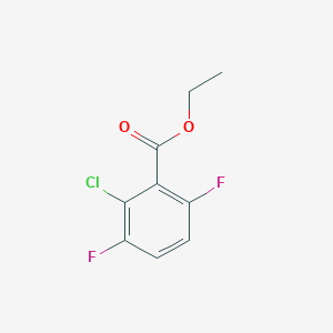 molecular formula C9H7ClF2O2 B3358092 Ethyl 2-chloro-3,6-difluorobenzoater CAS No. 773135-52-7