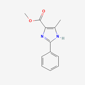 5-Methyl-2-phenyl-3H-imidazole-4-carboxylic acid methyl ester