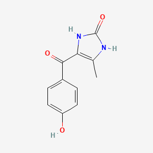 2H-Imidazol-2-one, 1,3-dihydro-4-(4-hydroxybenzoyl)-5-methyl-