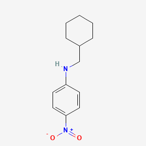 molecular formula C13H18N2O2 B3358192 N-Cyclohexylmethyl-p-nitroaniline CAS No. 77755-79-4