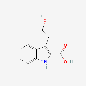 3-(2-hydroxyethyl)-1H-indole-2-carboxylic acid
