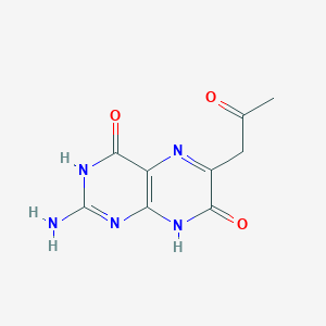 2-Amino-6-(2-oxopropyl)pteridine-4,7(1H,8H)-dione