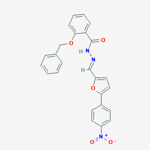 2-(benzyloxy)-N'-[(5-{4-nitrophenyl}-2-furyl)methylene]benzohydrazide