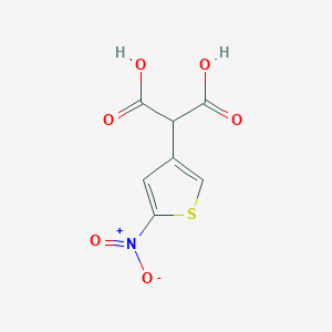 B033583 Propanedioic acid, (5-nitro-3-thienyl)- CAS No. 104554-66-7