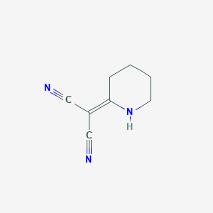 molecular formula C8H9N3 B3358309 2-dicyanomethylidene-2,3,4,5-tetrahydro-1H,6H-pyridine CAS No. 78807-02-0