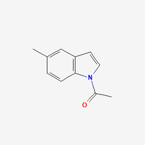 molecular formula C11H11NO B3358318 1-(5-Methyl-1H-indol-1-yl)ethan-1-one CAS No. 78827-85-7