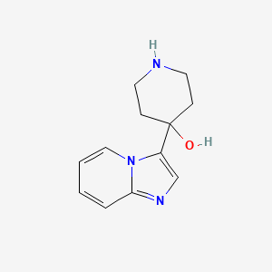 4-(Imidazo[1,2-a]pyridin-3-yl)piperidin-4-ol