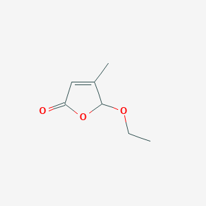 molecular formula C7H10O3 B3358326 5-Ethoxy-4-methylfuran-2(5H)-one CAS No. 78920-13-5