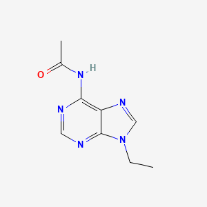 N-(9-ethylpurin-6-yl)acetamide