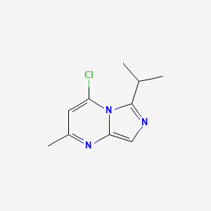 4-Chloro-2-methyl-6-(propan-2-yl)imidazo[1,5-a]pyrimidine