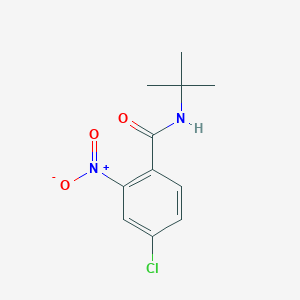 molecular formula C11H13ClN2O3 B335847 N-tert-butyl-4-chloro-2-nitrobenzamide 