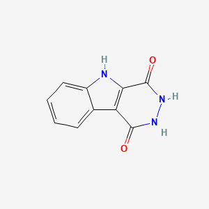 1H-Pyridazino(4,5-b)indole-1,4(5H)-dione, 2,3-dihydro-