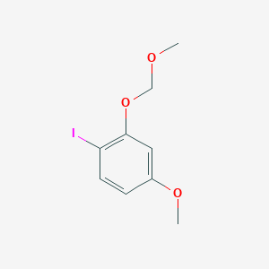 molecular formula C9H11IO3 B3358601 1-Iodo-4-methoxy-2-(methoxymethoxy)benzene CAS No. 81245-38-7