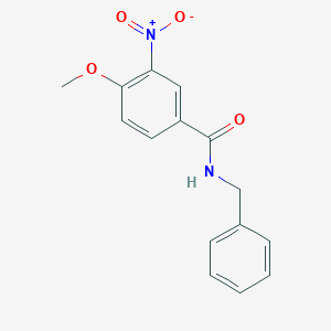 molecular formula C15H14N2O4 B335862 N-benzyl-4-methoxy-3-nitrobenzamide 