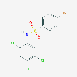 molecular formula C12H7BrCl3NO2S B335863 4-bromo-N-(2,4,5-trichlorophenyl)benzenesulfonamide 